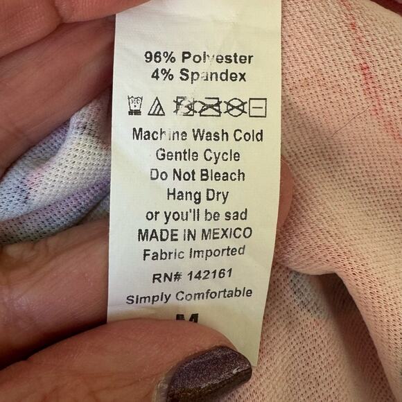 LuLaRoe Floral Orange Yellow Dress Size Medium - Picture 8 of 10